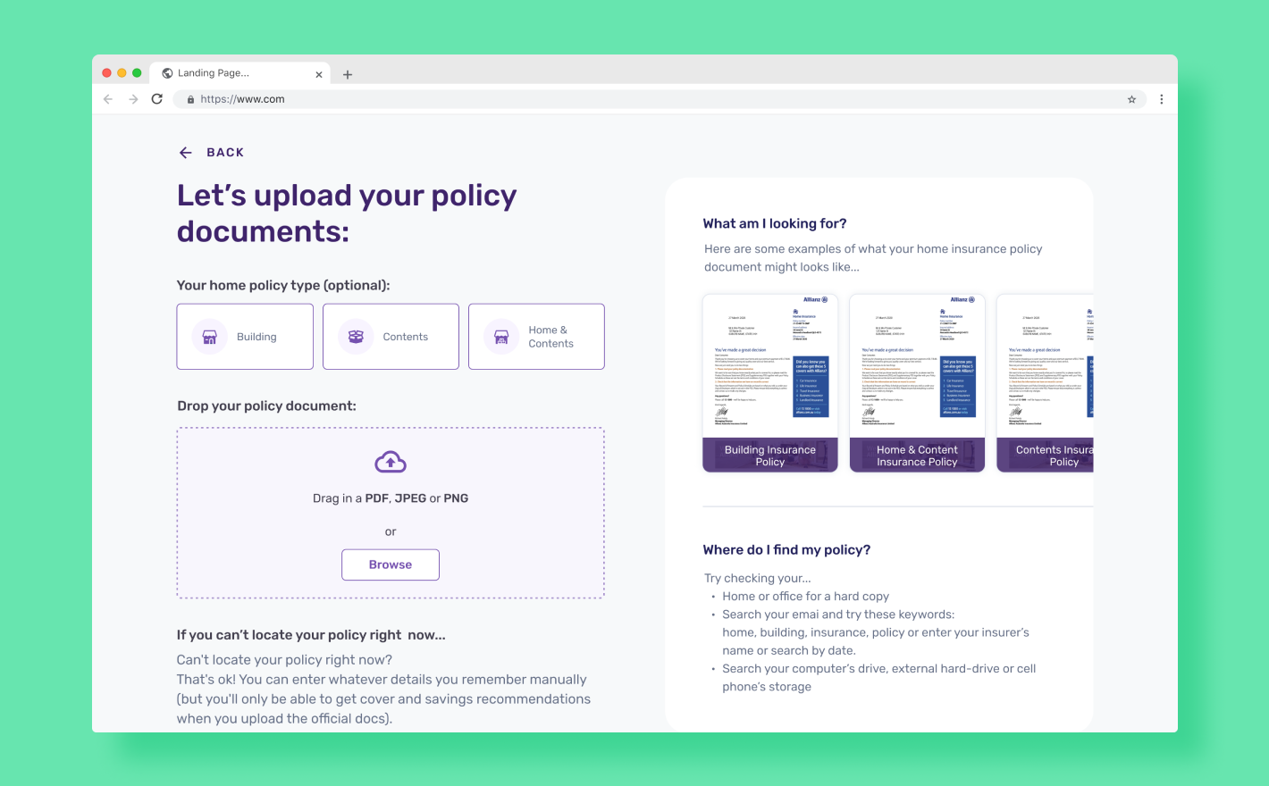 Insurance Management Portal